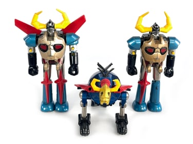 Gaiking and Kargasaur Diecast Robot Set of 3
