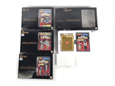 Gold Lightan Chogokin Lot of Four Diecast Robots