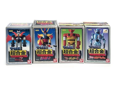 THE Chogokin Set of 4 Diecast Go Nagai Robots