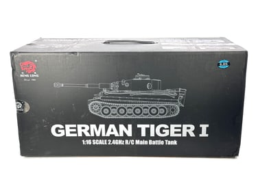 German Tiger 1:16 2.4 GHz R/C Battle Tank