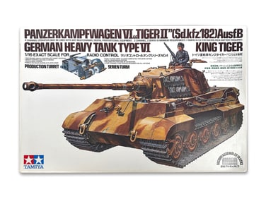 Tamiya King Tiger Tank for R/C 1/16 Scale