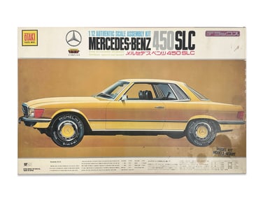 Extra Large 1/12 Scale Mercedes 450 SLC Model Kit, Otaki