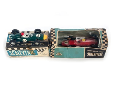 Scalextric C-72 and C66 Race Boxed Slot Cars