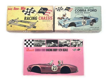 Revell 1/24 Cobra Racing Body and 1/32 Cobra and Chassis