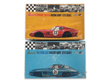 1/24 Ferrari and Revell Sting Ray Racing Body Kits, Slot Cars