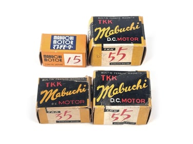 New Old Stock TKK Mabuchi D.C. Motor 35, 15, 55 Set of 3