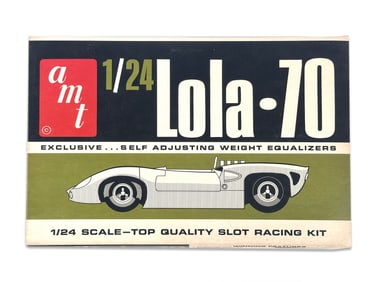 Desirable AMT Lola 70 1/24 Scale Slot Racing Kit