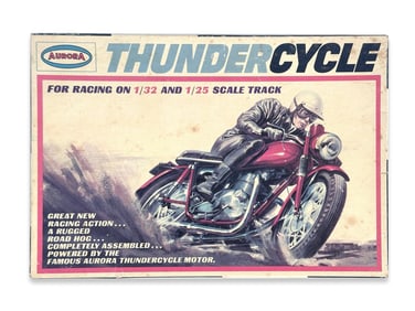 Aurora Thunder Cycle Race Motorcycle for 1/32 and 1/25 Scale Track