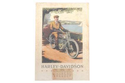 Harley Davidson 1919 Advertising Calendar