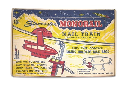 Harmonic Reed Starmaster Monorail Mail Train Model No 10MR Boxed