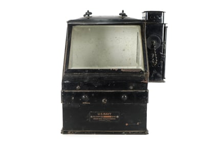 US Navy BU of Ships 1942 WWII Oil Lantern