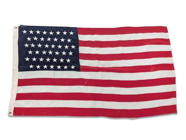 1891-1895 USA 44 Star Flag Hard to Find 34" x 59"