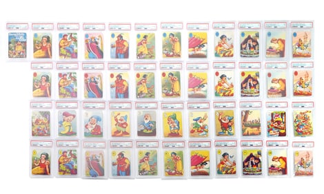 1951 Snow White PSA Graded Complete 45 Card Set Rare