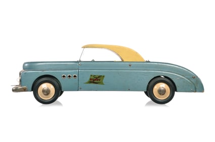 Buddy L Wood Toys Wooden #499 Buick Convertible with Electric Lights