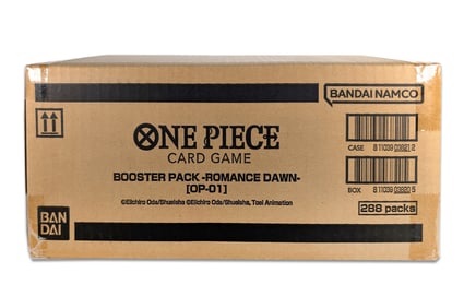 One Piece OP-01 Romance Dawn English Booster Box Case Sealed White Bottom