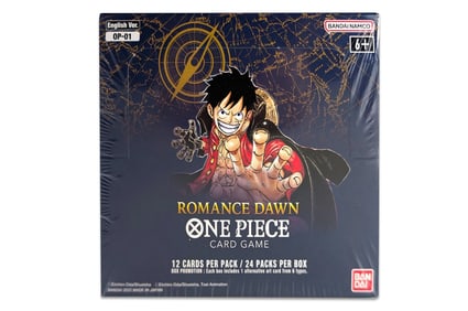 One Piece OP-01 Romance Dawn English Booster Box Sealed BLUE Bottom!