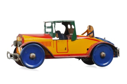 Marx Royal Coupe Tin Car with Rare Rumble Seat