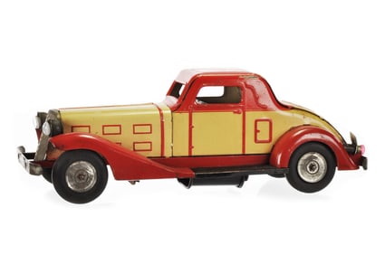 Marx A-7132 Pressed Steel Deluxe Coupe w/Batt. Op. Lights