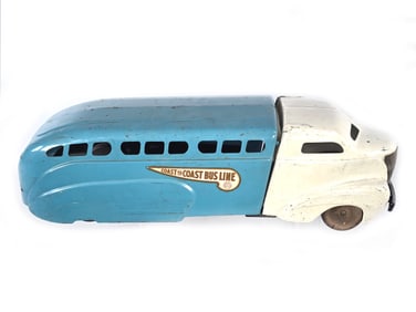 Wyandotte Streamline Coast to Coast Bus Line Pressed Steel