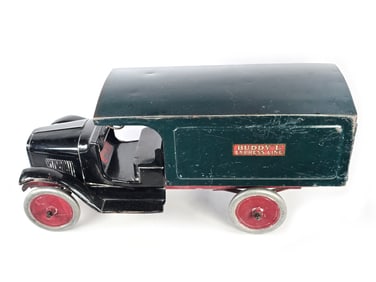 1920s Buddy "L" Express Line Pressed Steel Delivery Truck