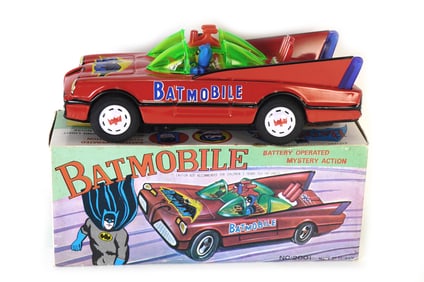 Made in Taiwan Battery Operated Mystery Action Batmobile