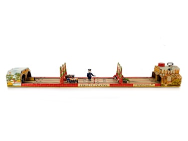Unique Art Toys Lincoln Tunnel Tin Wind Up Working