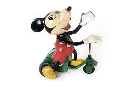 Marx Walt Disney Productions Tin Litho Wind Up Mickey Mouse