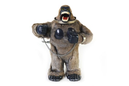 Marx King Kong Wind-Up Walking Gorilla with Chains