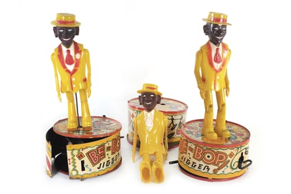 Lot of 3 Marx Be-Bop the Jivin Jigger Wind Up Toy