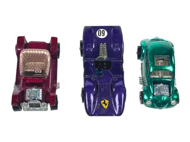 Purple Hot Wheels Ferrari 312P, Custom VW, Hot Heap