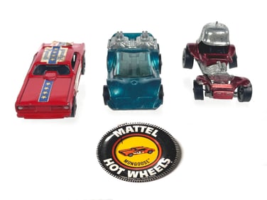 Hot Wheels Mongoose, Six Shooter and Redline Red Baron