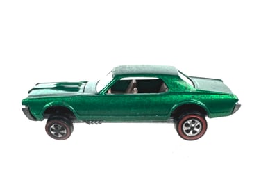 Green Custom Cougar Hot Wheels Redline