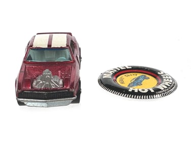 Red Heavy Chevy Redlines Hot Wheels w/Button