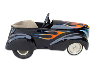 Custom OOAK One of a Kind Hot Rod Pedal Car