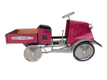 Playboy Trucking Co. Steelcraft Mack Dump Truck Pedal Car