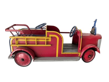 2 Passenger Fire Truck Child's Carnival Ride