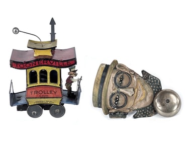 Toonerville Trolley and Harold Lloyd Bell Toy