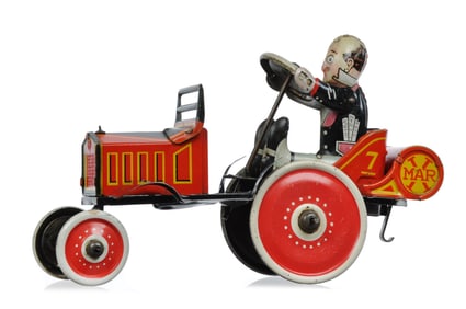 1930s Marx Coo Coo Car Tin Litho Windup Crazy Car