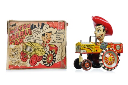 Marx Tin Litho Windup The Milton Berle Car Boxed