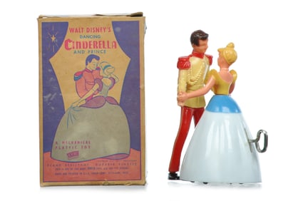 Irwin Walt Disney Windup Cinderella & Prince Boxed Works