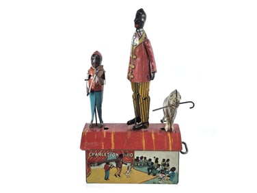1920s Marx Charleston Trio Jigger Tin Litho Windup Toy