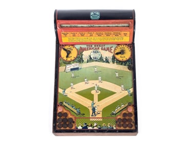 1920s Hustler The Great American Game Tin Baseball Game