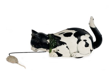Beautiful Lehmann NINA Cat with Mouse Tin Windup EPL 790