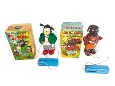 Papa Bear Smoking & Mr. Mac Pooch Both w/Original Box