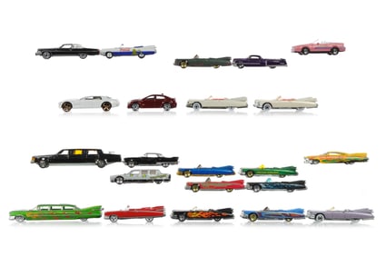 (22) Diecast Cadillac Limos Hot Wheels, Johnny Lightning, Matchbox, Etc.
