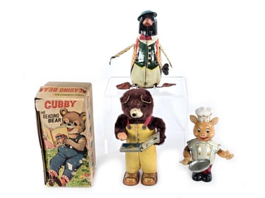 Quirky Animal Lot of 3 with Pig, Penguin and Bear
