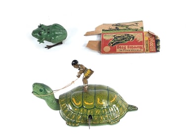 J. Chein Native and Turtle and Hopping Frog Lot