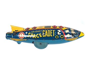 Marx Tom Corbett Space Cadet 2 Sparkling Spaceship
