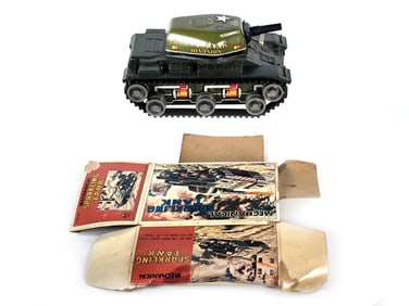 Marx Sparkling Tank U.S. Tank Division Boxed