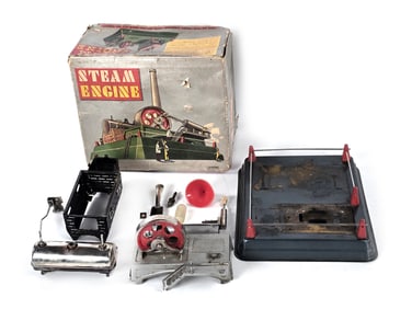 1950s J-2734R Linemar Steam Engine Boxed
